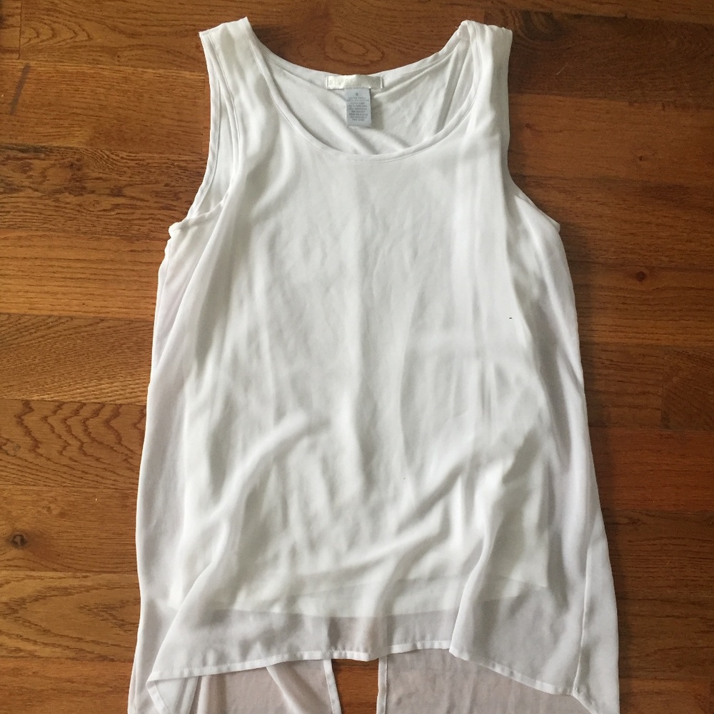 White tank top